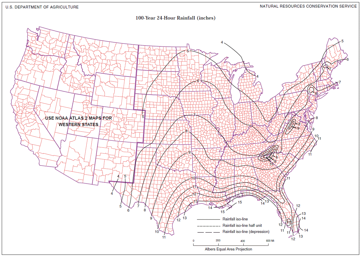 Precipitation Maps for USA
